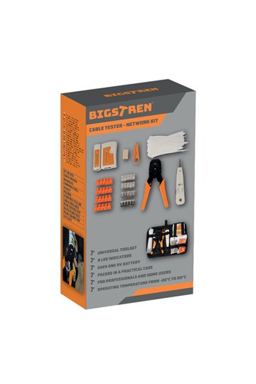 Cable Tester - Bigstreen 25834 Network Kit