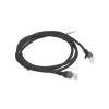 Жесткий сетевой кабель UTP кат. 6 Lanberg PCU6-20CC-0150-BK Чёрный 1,5 m