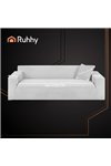 Ruhhy 26182 sofa cover 190-230cm light gray