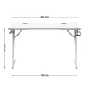 Desk Gaming Huzaro HZ-Hero 2.5 White RGB White 120 x 75 x 60 cm