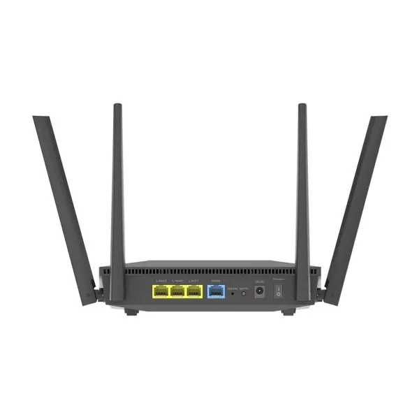 Rūteris Asus RT-AX52 Melns RJ45 Ethernet LAN Wi-Fi