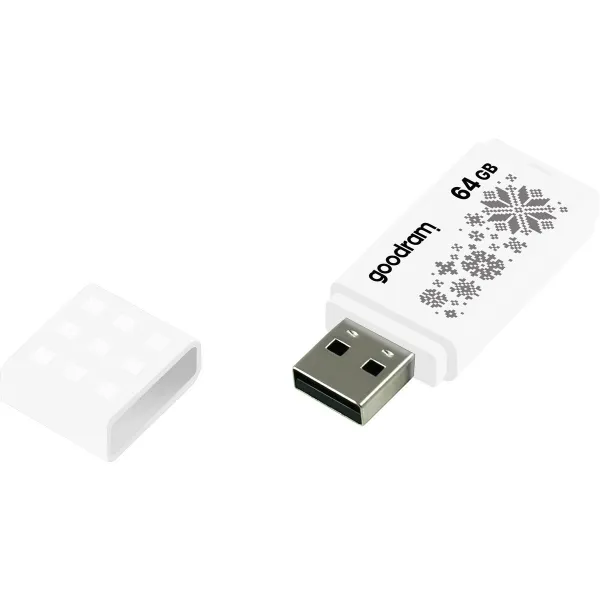 USB atmintukas GoodRam UME2-0640W0R11-WI Balta 64 GB