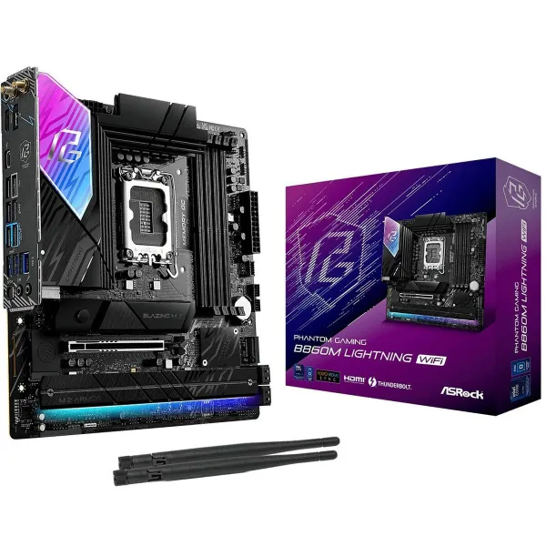 Mātesplate ASRock B860M Lightning WiFi Intel B860