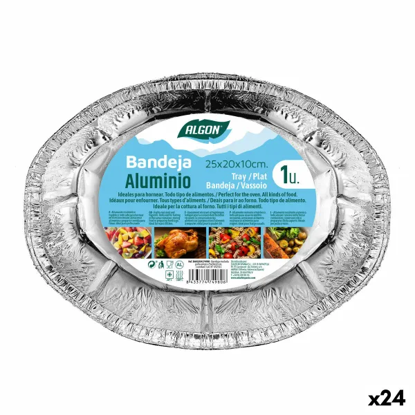 Barbecue tray Algon Chicken 24 Units