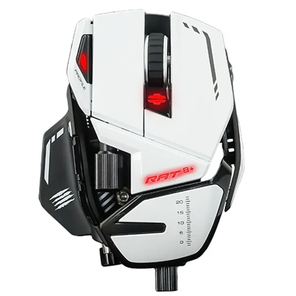 Pele Mad Catz MR05DCINWH000-0 Balts 16000 dpi