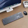 Klaviatūra ir belaidė pelė GEMBIRD KBS-WCH-04 Juoda Anglų QWERTY