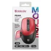 Bezvadu Pele Defender FEAM MM-296 RF SILENT Sarkans