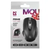 Optiskā Bezvadu Pele Defender DEFENDER PRIME MB-053 RF SILENT Melns