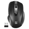 Optiskā Bezvadu Pele Defender DEFENDER PRIME MB-053 RF SILENT Melns