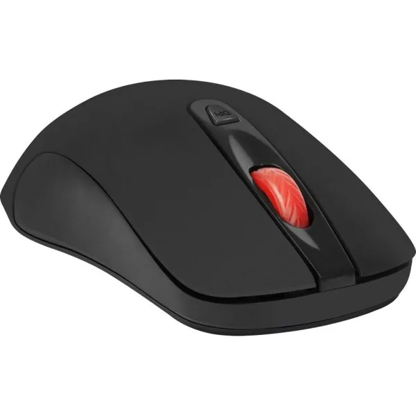 Optiskā Bezvadu Pele Defender NEXUS MS-195 RF Melns 1600 dpi