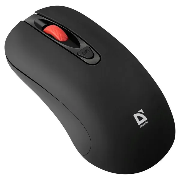 Optiskā Bezvadu Pele Defender NEXUS MS-195 RF Melns 1600 dpi