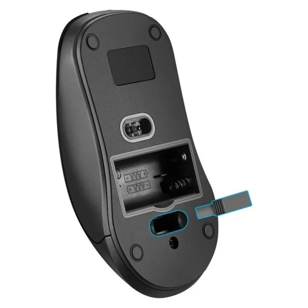 Optiskā Bezvadu Pele Defender NEXUS MS-195 RF Melns 1600 dpi