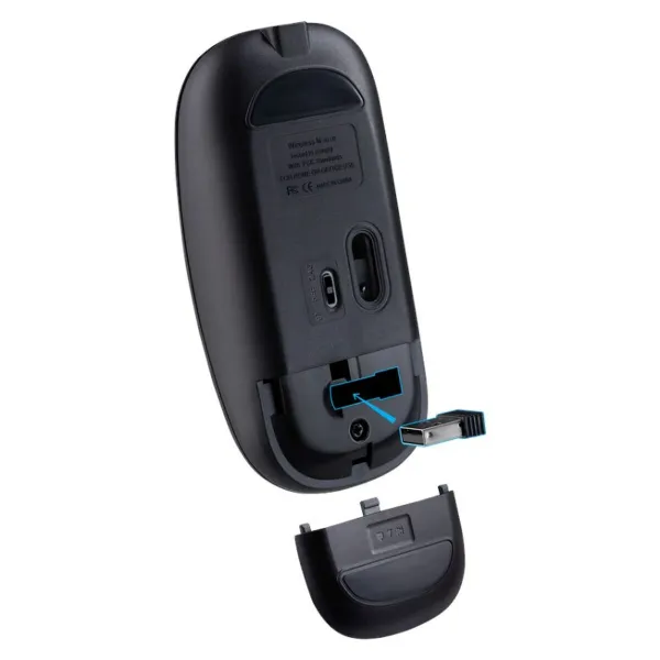 Bezvadu Pastiprinātāja Pele Defender VITRUAL MB-635 Melns 1600 dpi