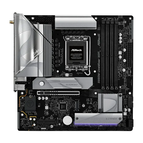 Motherboard ASRock B860M LiveMixer WiFi Intel B860 LGA 1851