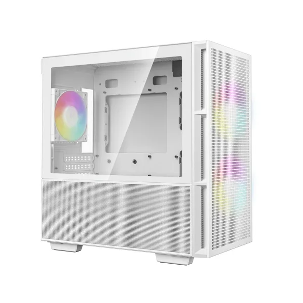ATX Semi-tower Korpus DEEPCOOL R-CH360-WHAPE3-G-1 Valge Mitmevärviline