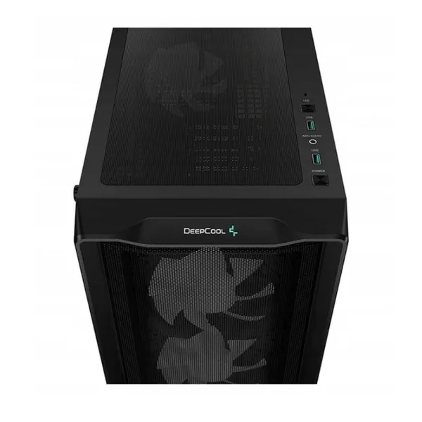 ATX pusiau bokšto tipo korpusas DEEPCOOL R-CC560-BKAMA4-G-2 Juoda Spalvotas