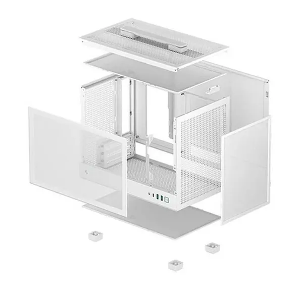 ATX pusiau bokšto tipo korpusas DEEPCOOL R-CH160-WHNMIO-G-1 Balta
