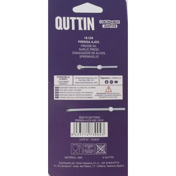 Valkosipulipuserrin Quttin