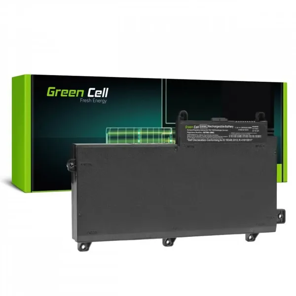 Nešiojamo kompiuterio baterija Green Cell HP184 Juoda 3400 mAh