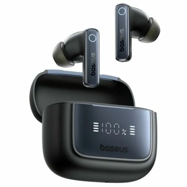 Ausinės su mikrofonu Baseus A00073800123-00 Juoda