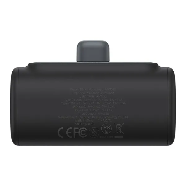Powerbank Baseus P10068307113-00 Juoda 5000 mAh