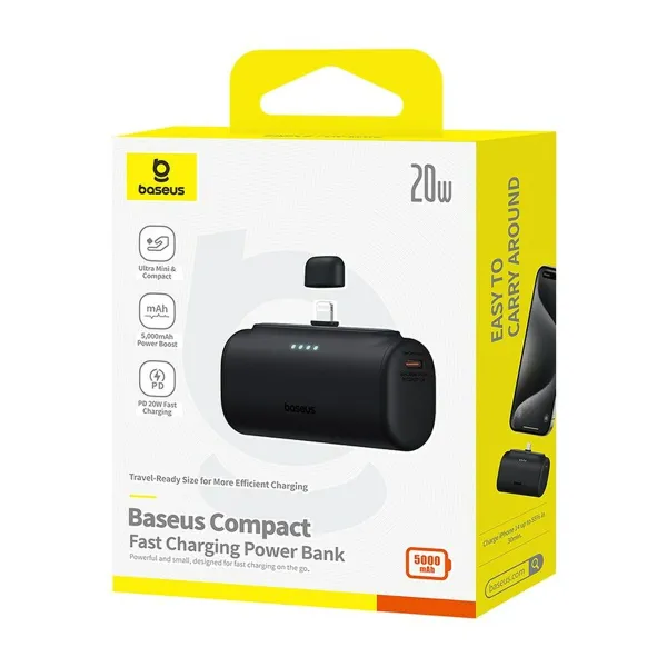 Powerbank Baseus P10068307113-00 Juoda 5000 mAh