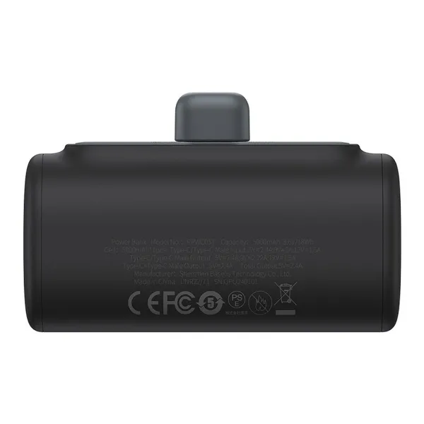 Powerbank Baseus P10068306113-00 Чёрный 5000 mAh