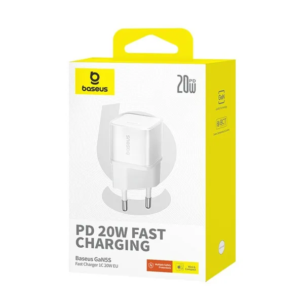 Сетевое зарядное устройство Baseus P10162503213-00 Белый 20 W