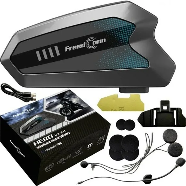 Ausinės Freedconn HERO V2 EU Juoda