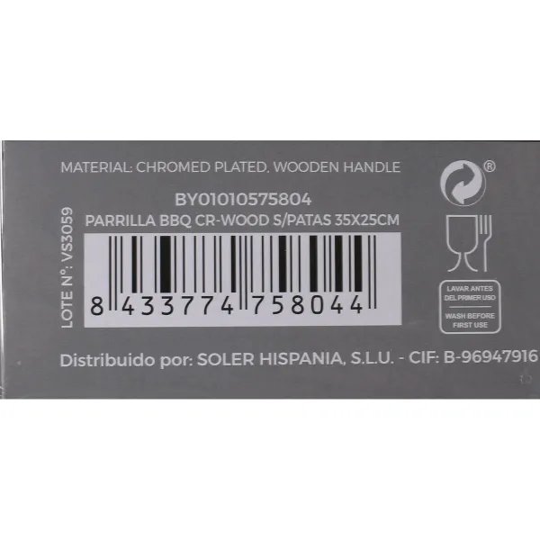 Grilli Algon Grilli 35 x 25 x 2 cm (8 osaa)