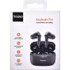 Беспроводные наушники с чехлом для зарядки TOZO Anybuds Pro Чёрный