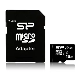 Micro-SD-Muistikortti Adapterilla Silicon Power Elite 16 GB