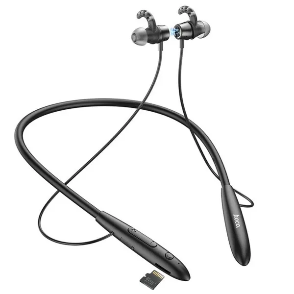Sportinė Bluetooth laisvų rankų įranga Hoco ES61 Manner Sports Juoda