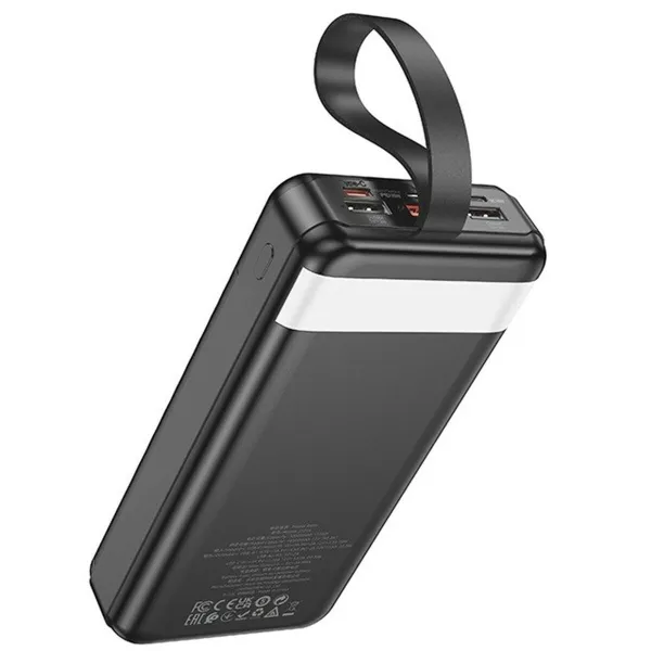 Powerbank Hoco J123B black Melns 30000 mAh