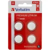 Baterijos Verbatim CR2032  4 Dalys 20 vnt. 3V