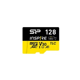 Micro-SD-Muistikortti Adapterilla Silicon Power SP128GBSTXLV3V1NSP 128 GB