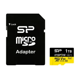 Micro-SD-Muistikortti Adapterilla Silicon Power SP128GBSTXLV3V1NSP 128 GB