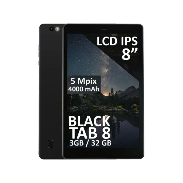 Planšetė Blow BlackTAB8 Unisoc T310 3 GB RAM 32 GB Juoda