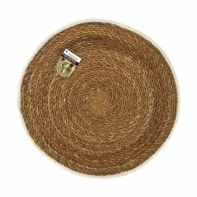 Table Mat Privilege Marine algae Brown With trim Ø 45 cm (36 Units)