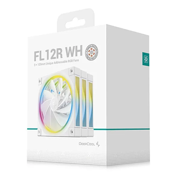 Kārbas ventilators DEEPCOOL R-FL12R-WHAPN3-G Ø 12 cm