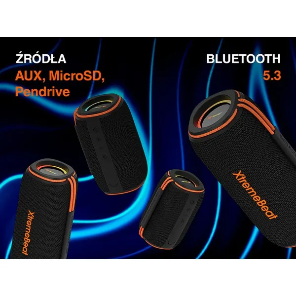 Nešiojamos Bluetooth garso kolonėlės Tracer XtremeBeat Lite TWS Juoda 10 W