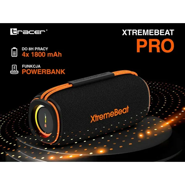 Portatīvie Bezvadu Skaļruņi Tracer XtremeBeat Pro Melns 40 W