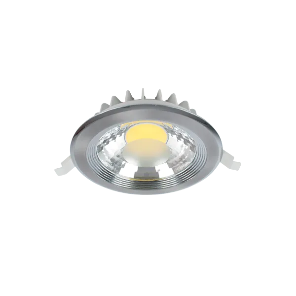 RDLCOB LED įleidžiamas šviestuvas 10W 4000K-4300K 230V matinio nikelio spalvos