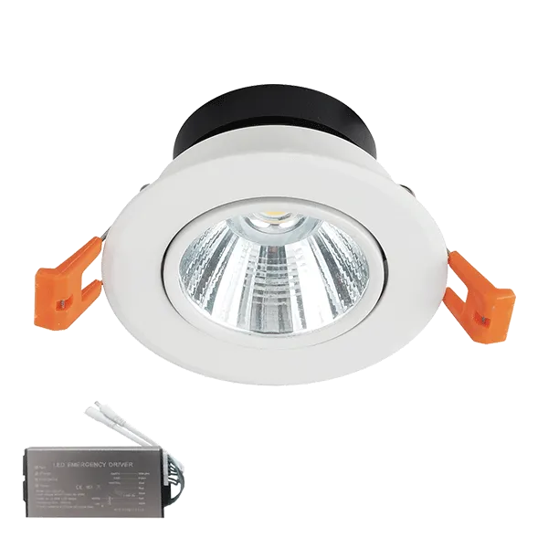 LED prožektors 20W 230V 4000K balts IP44+avārijas komplekts