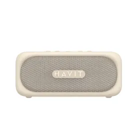 Nešiojamos Bluetooth garso kolonėlės Havit SK905BT beige Rusvai gelsva