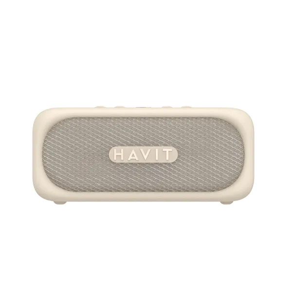 Nešiojamos Bluetooth garso kolonėlės Havit SK905BT beige Rusvai gelsva