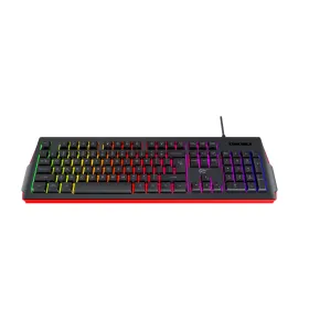 Klaviatuur Havit KB866Lbr Must Punane QWERTY