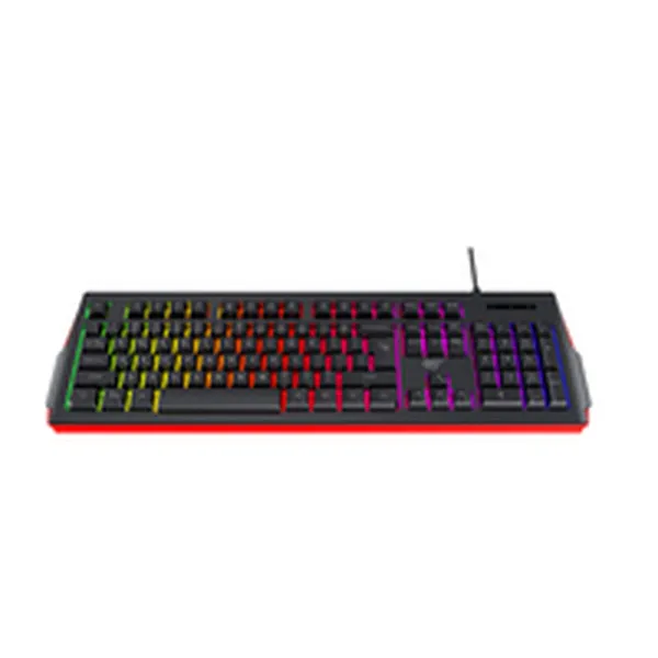 Klaviatūra Havit KB866Lbr Melns Sarkans QWERTY