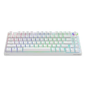 Klaviatuur Savio PHENIX WHITE GAT RED Valge