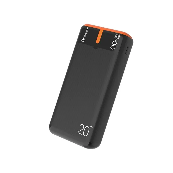 Powerbank Tracer TRABAT47516 Juoda Oranžinė 20000 mAh 74 WH
